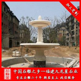 石材噴泉景觀廠家 大理石噴水石雕景觀效果圖